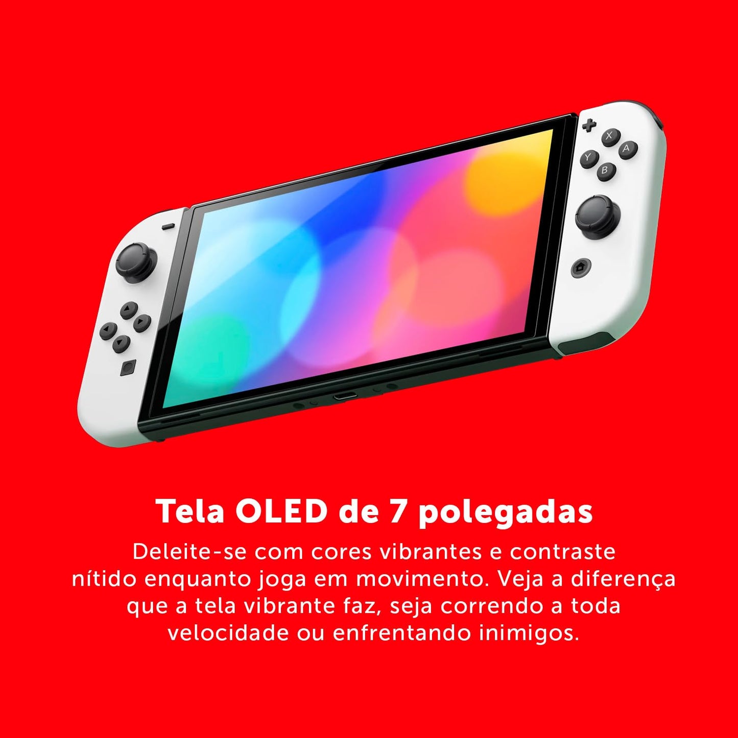 Nintendo, Console, Switch Oled + Super Mario Bros. Wonder + 12 Meses Assinatura Nintendo Switch Online