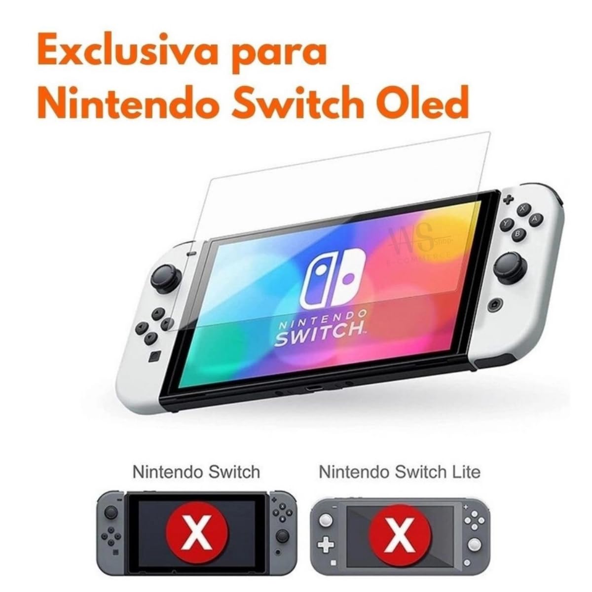 Pelicula De Vidro Protetor para Nintendo Switch Oled